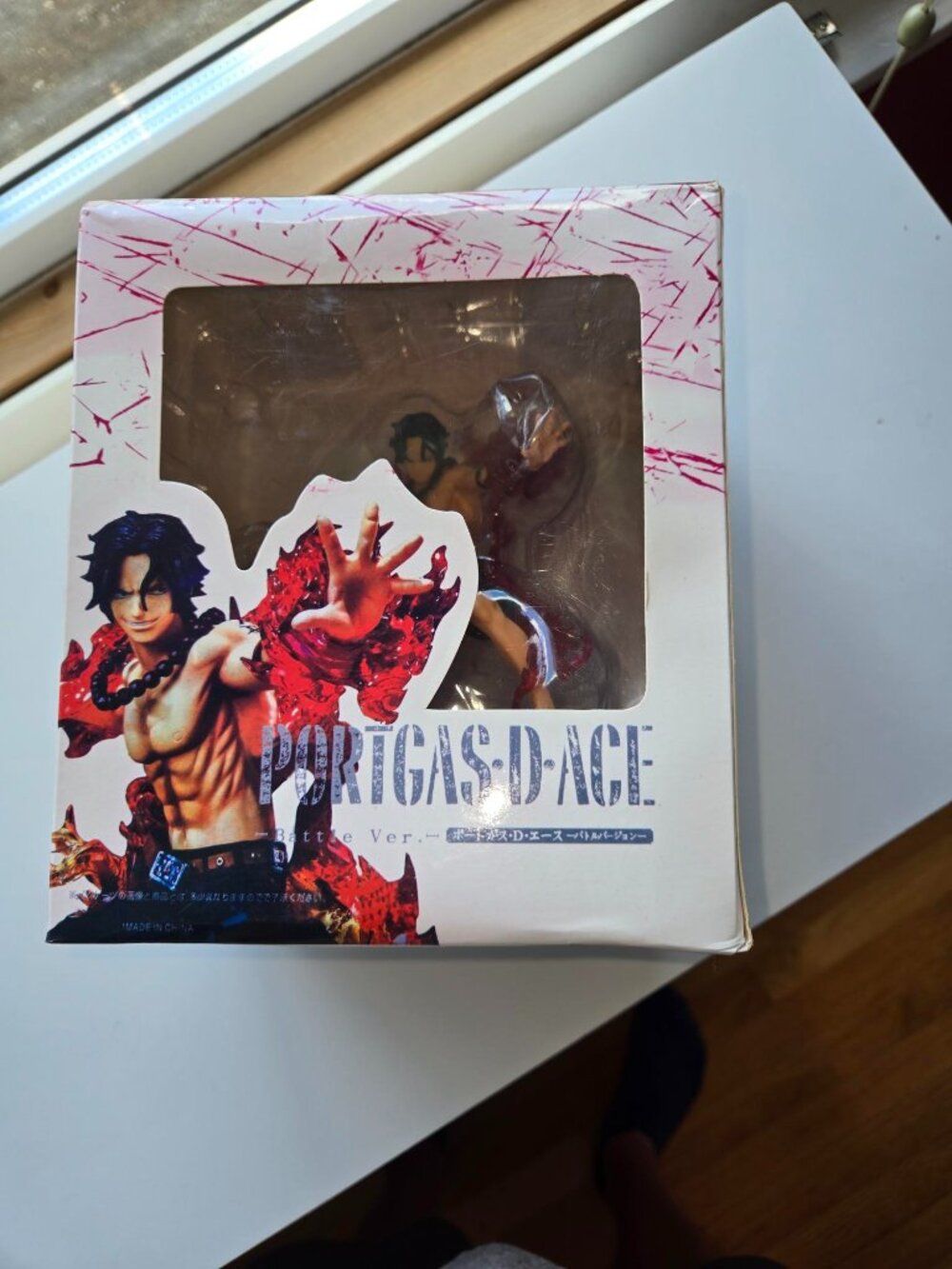 One Piece Figuarts ZERO PORTGAS D ACE BATTLE Ver PVC Figure BANDAI Japan NEW